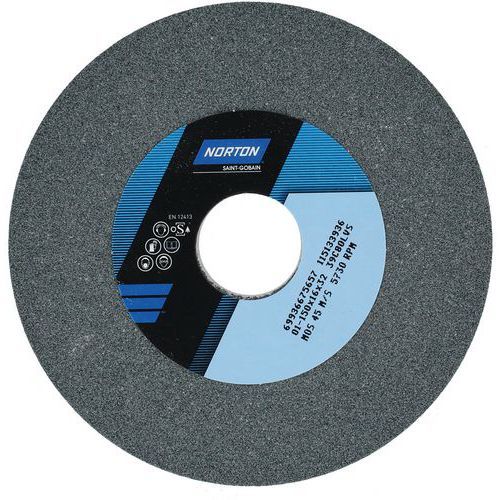 MEULE PLATE AFFÛTAGE OUTILS 39C Ø150X16X32MM 39C80LVS - NORTON