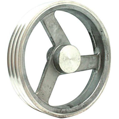 POULIE GORGE TRAPÉZOÏDALE TYPE SPA ALUMINIUM AVEC 2 GORGES