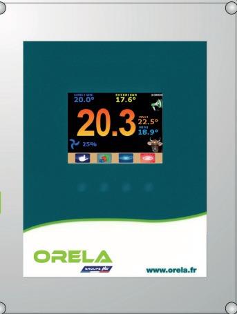 Régulateur pour la gestion d'ambiance des bâtiments - Réf : Ecorus  -  ORELA_0