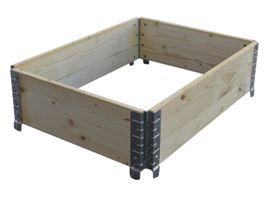 Rehausse palette 600x800 mm en bois certifié PEFC - Pliable, personnalisable et résistante_0