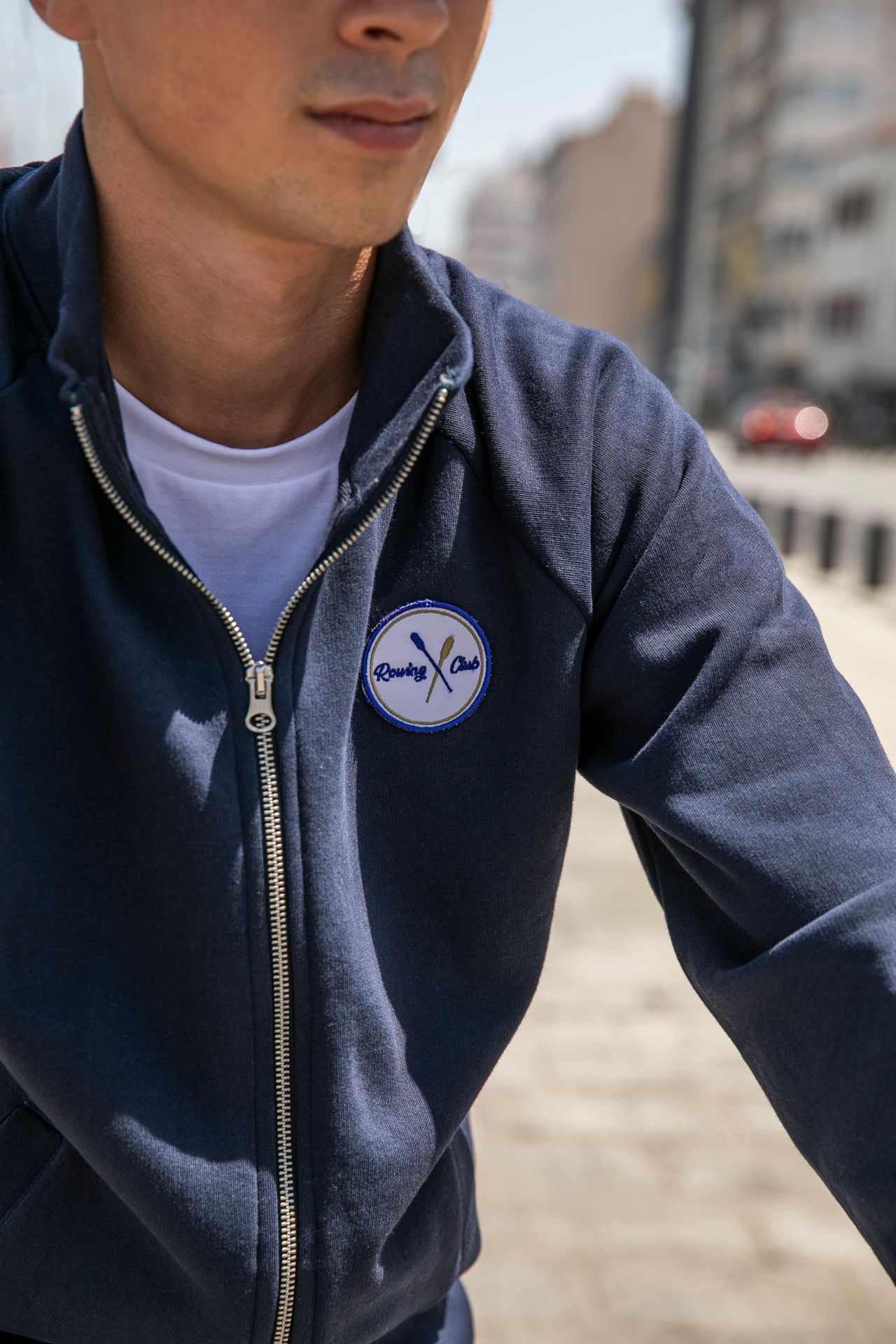 Veste zippée unisexe - Born Collection - Patch à scratch personnalisable - Coton BCI et polyester recyclé_0