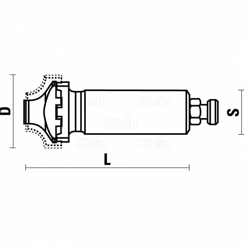 W263.000.R - Fraise à plaquette HW Nova System pour CNC - Sistemi S.R.L. - Diamètre 35mm - Système breveté_0
