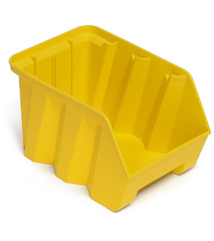 Bac DUETTO 9,4 litres plastique jaune_0
