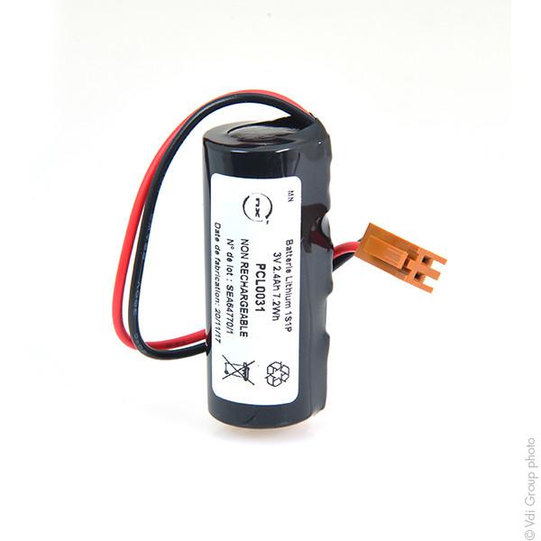 LITHIUM BATTERY PACK CR17450 2/3A 3V 2.4AH JAE_0