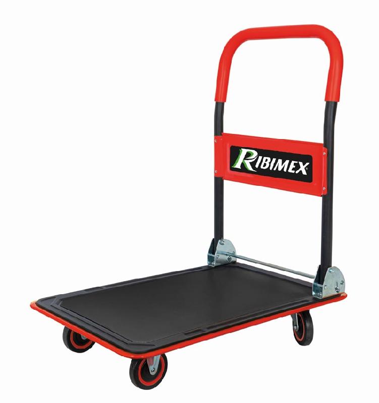 Chariot de transport pliable 4 roues - 200 kg - Manche pliant - RIBIMEX PRCDT150_0