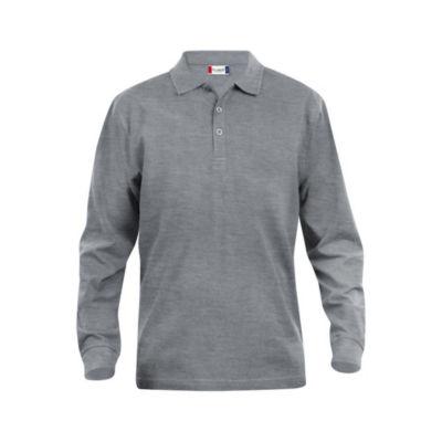 Clique polo ml homme gris chiné xxl_0