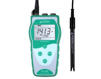 Conductimètre portable EC850 de 0 à 20 mS/cm, marque Apera - Ref.: KGD004_0