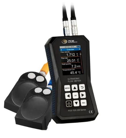 Débitmètre à ultrason portatif, avec capteurs pour grands tuyaux de diamètre compris entre 315-6000 mm - PCE-TDS 200 L - PCE INSTRUMENTS_0