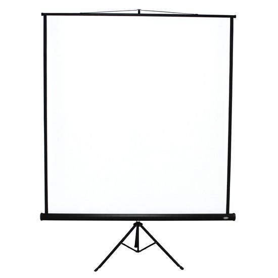 Écran de projection vidéoprojecteur enroulable avec trépied - HDTV 203x203 cm - 113 pouces - Full HD et capacité 3D - Helloshop26 0601008_0