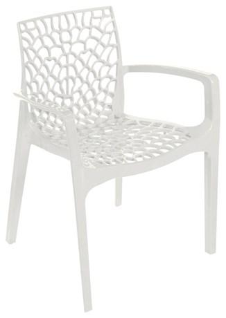 FAUTEUIL DE TERRASSE SAPHIR BLANC