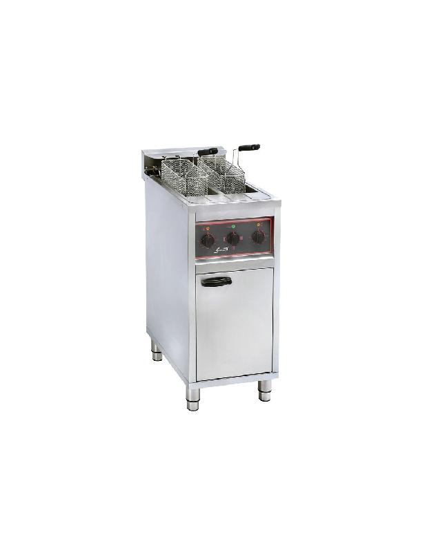 Friteuse électrique - 2x10 Litres, acier inoxydable AISI 304, 12Kw - SOFRACA 92224C_0