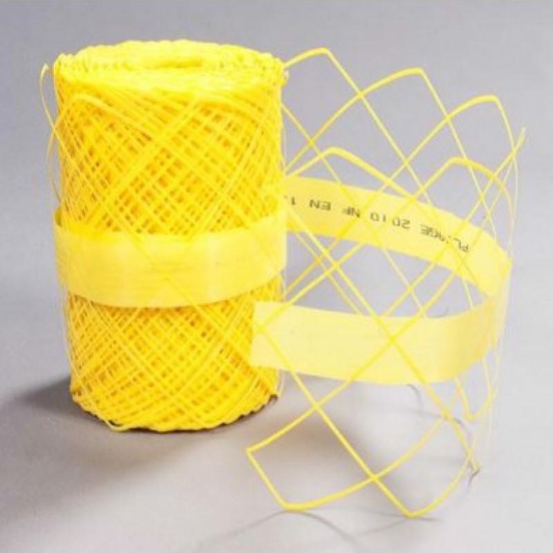 Grillage avertisseur jaune - 25 m x 0,3 m_0