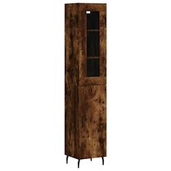 Helloshop26 - Buffet bahut commode armoire meuble de rangement organisateur cuisine salle de séjour salon haut 34,5 x 34 x 180 cm 02_0033292 - 300021_0