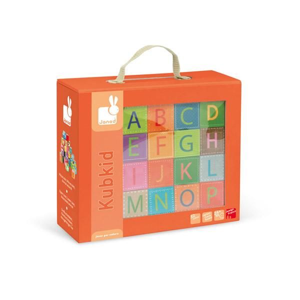 JANOD KUBKID 32 CUBES ALPHABET PUZZLES