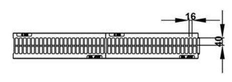 Caniveau MINI 100 C250 - Grille fonte GJS - Corps en béton fibré C35/45_0