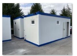 Module préfabriqué  bureau  20' + wc - europbox_0