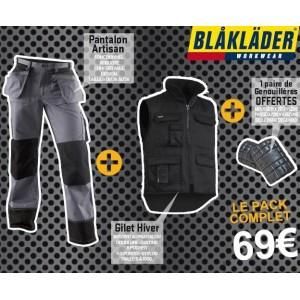 PACK BLAKLADER : PANTALON   GILET SANS MANCHE   GENOUILLÈRES