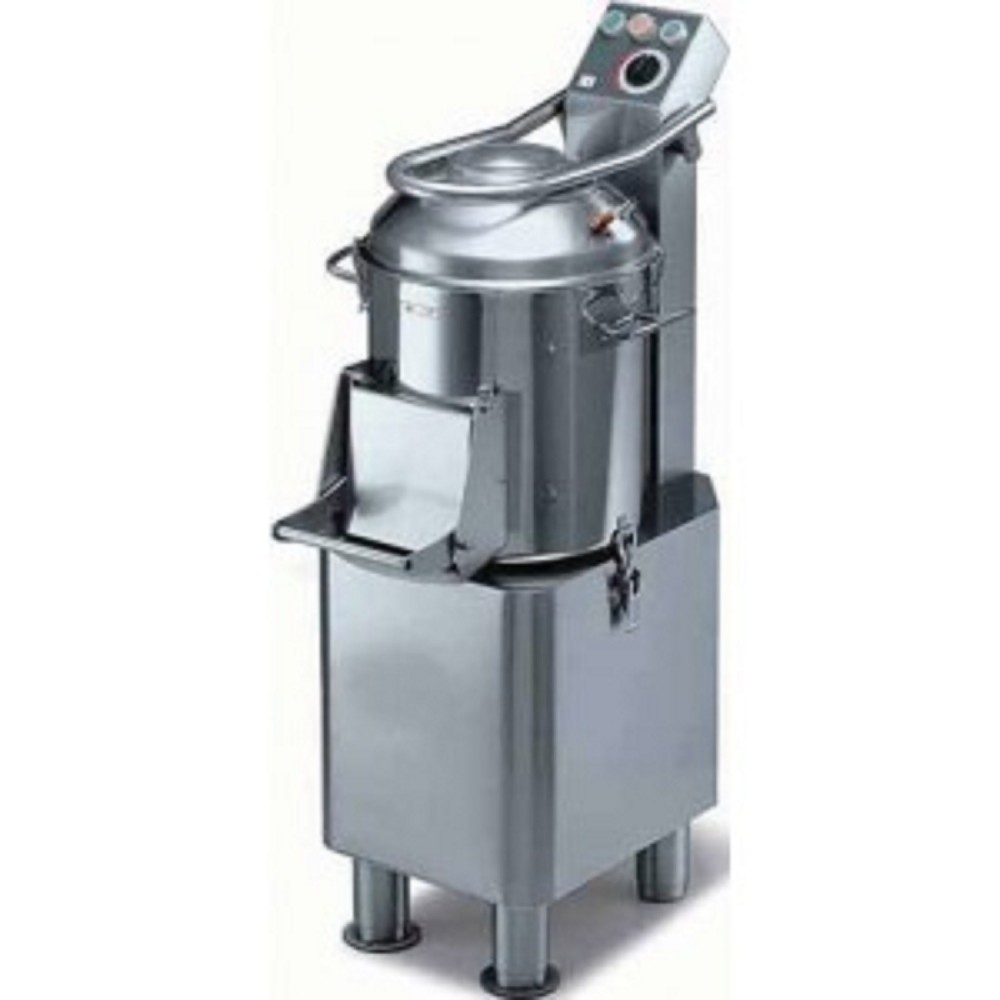 PGG20 - Éplucheuse pomme de terre sur socle - 20 kg - 400 kg/h - Dimensions 460 x 590 x 1100 mm - 0,95 kW/230V_0