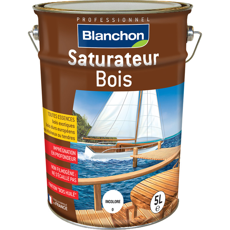 SATURATEUR BOIS BLANCHON 5L TEINTE IPÉ