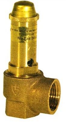 Soupape de sécurité laiton sans manomètre - 4 bars - chauffage - 1
