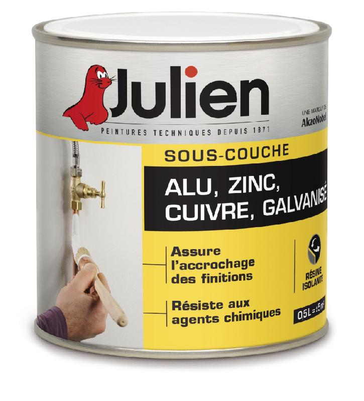 Sous-couche aluminium, zinc, cuivre, galvanisé JULIEN - 0.5L - excellente adhérence et protection_0