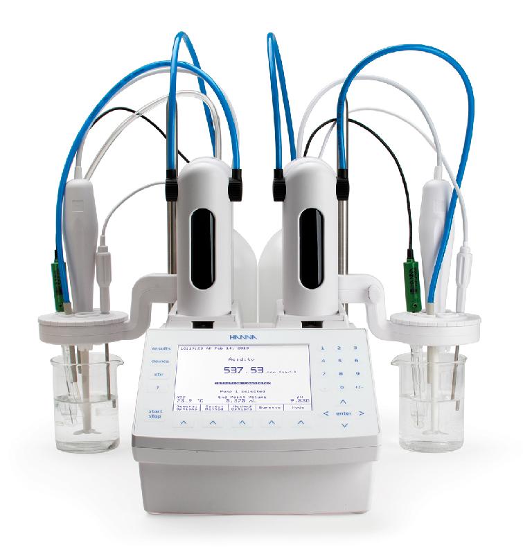 Titreur automatique HI932C2-02 - 2 cartes de capteurs, burette en verre 25 mL, livré avec agitateur_0