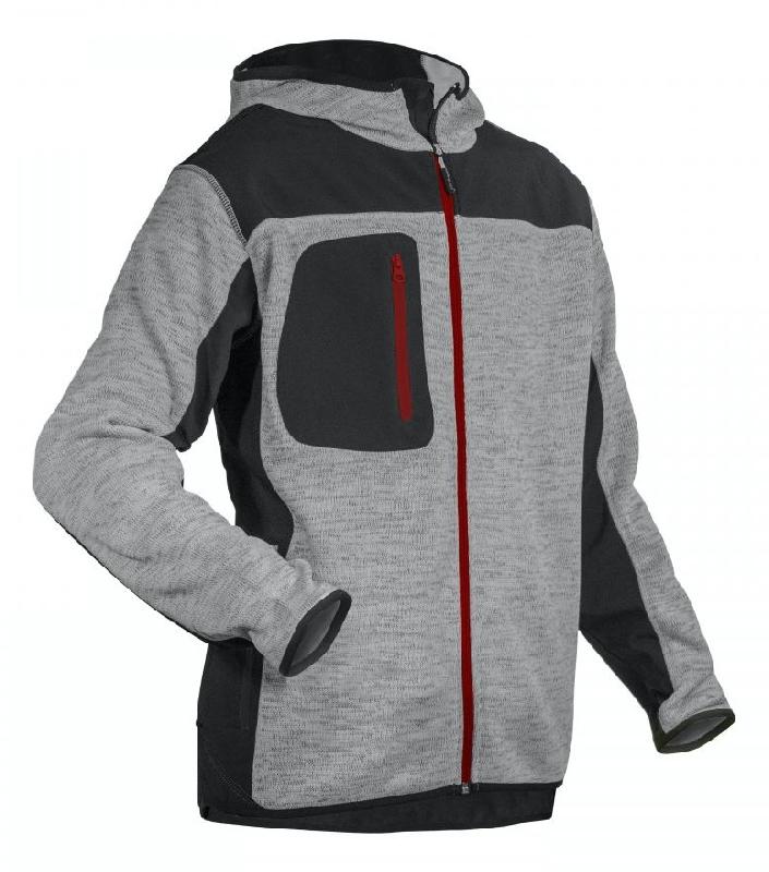 Veste softshell tricot bora gris clair/noir ts - COVERGUARD - 5borms - 741607_0