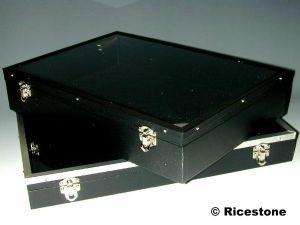 2A) COFFRET LUXE 26X36 CM, H= 5 CM.