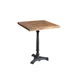 AnticLine créations Table bistro 70x74x70cm - brown wood CD857_0