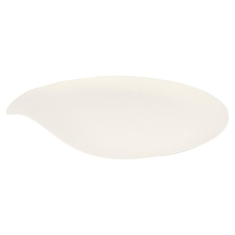 ASSIETTE MARU L BIONIC D.23X3.4 CM CELLULOSE BLANC (VENDU PAR 100)