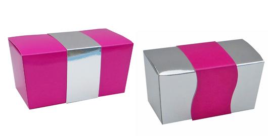 Bague pour ballotin - 1 face droite et 1 face ondulée - 17 coloris disponibles - Marquage dès 50 unités_0
