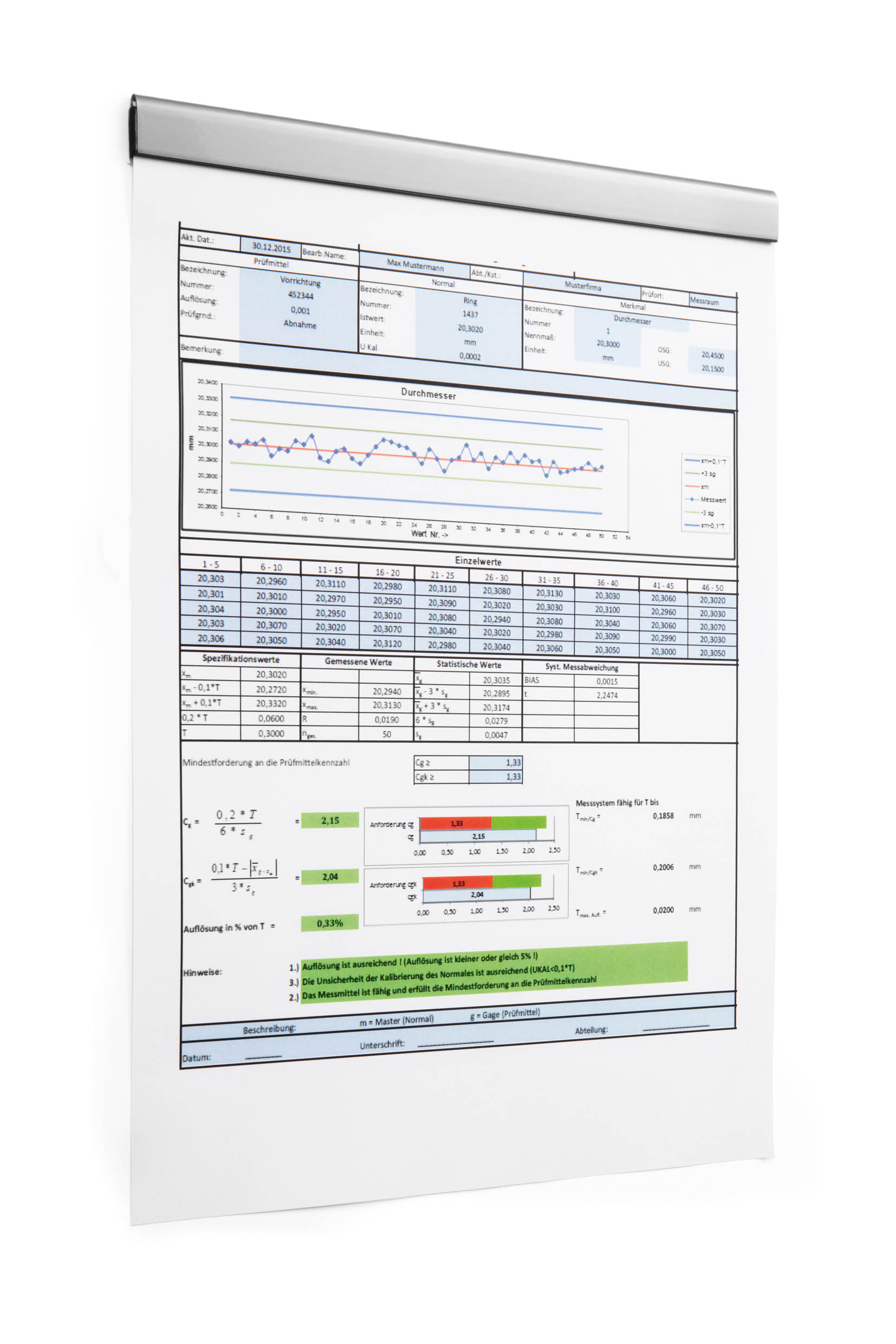 Barre d'affichage adhévise durafix rail 210 mm réf.4706_0