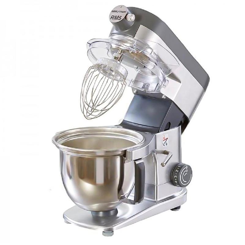 Batteur patisserie melangeur professionnel RM 5 AP cuve inox de 5,5 litres avec poignée_0