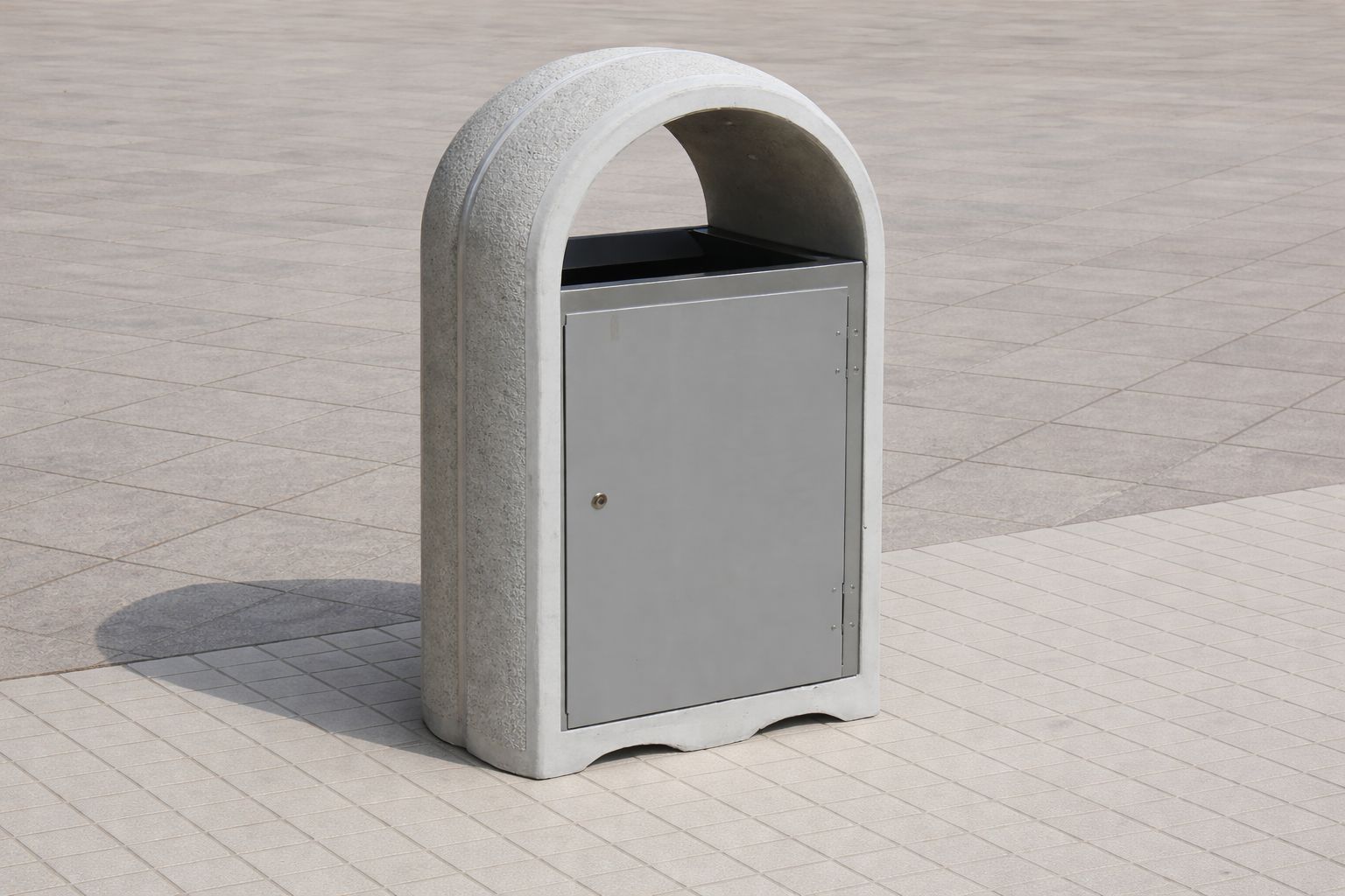 Borne de propreté Recco article 600 - Béton armé résistant et personnalisable_1