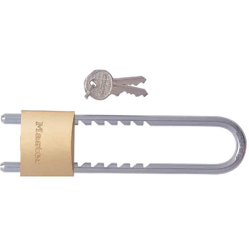 Cadenas laiton massif Masterlock - anse réglable en acier cémenté - 50 mm_0