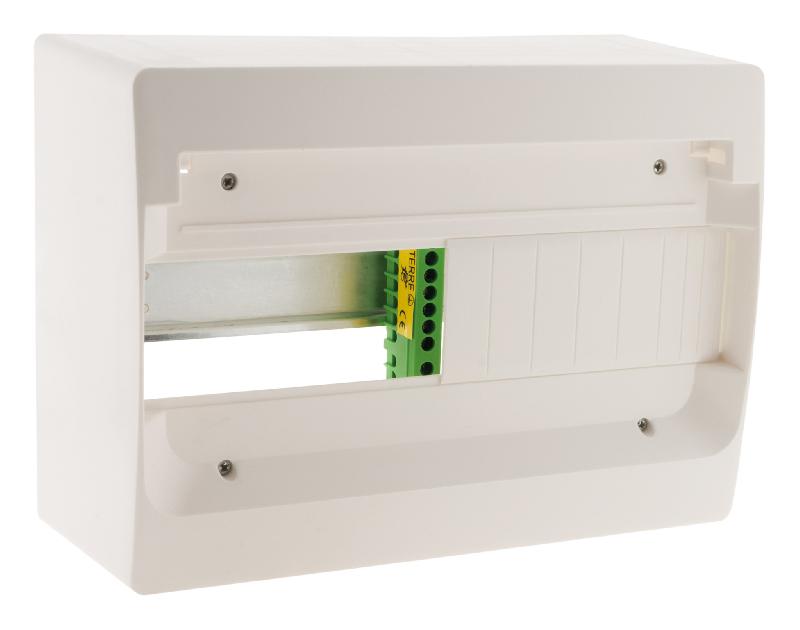 Coffret tableau électrique 13 modules blanc à équiper - 1 rangée - Zenitech_0