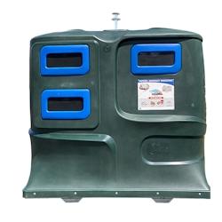 Colonne aérienne d'apport volontaire 4m3 kinshofer pehd lila-lot de 4 - bleu 0727156534363_0