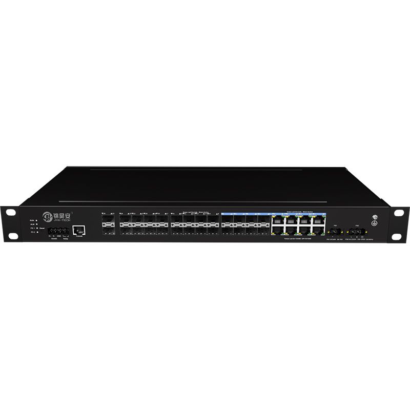 Commutateurs - JAI-MIGS1600C08W2-1U - 2 * 10G Fibre Port + 16 * 1000Base-X + 8 * 1000M Combo Port - Ethernet industriel géré_0