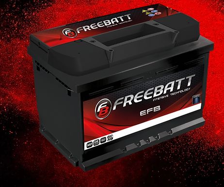 Efb - batterie de démarrage - freebatt - résistance au cyclage 2 x plus  élevée