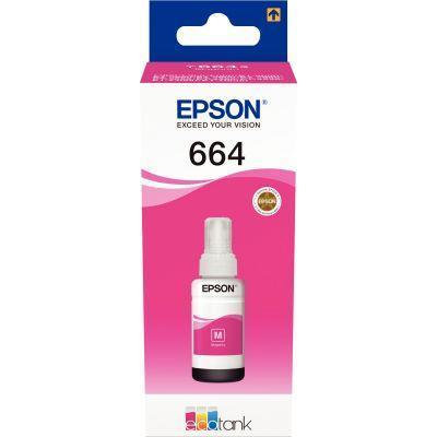 Flacon d'encre Epson T664340 Magenta - Pour imprimantes Epson_0