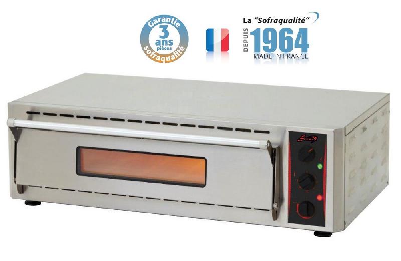 Four à pizza professionnel extra-large quartz infrarouge - 1 chambre alimentation - triphasé ( 400 v ) - 18464_0