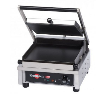 Grill panini small lisse Krampouz - professionnel avec plaques lisses et technologie brevetée_0