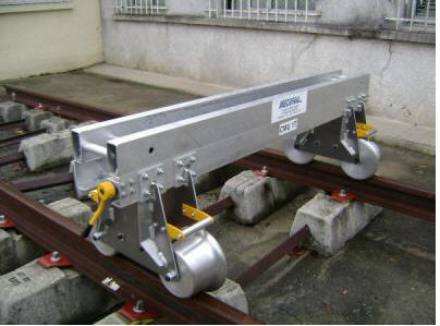 Lorry ferroviaire simple  - mecarail - en aluminium cmu 0.25t_0