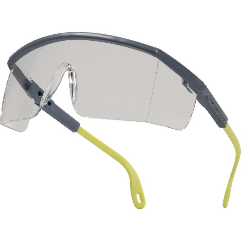 Lunettes de chantier en polycarbonate monobloc - Kilimgrin - Branches ajustables et protections latérales_0