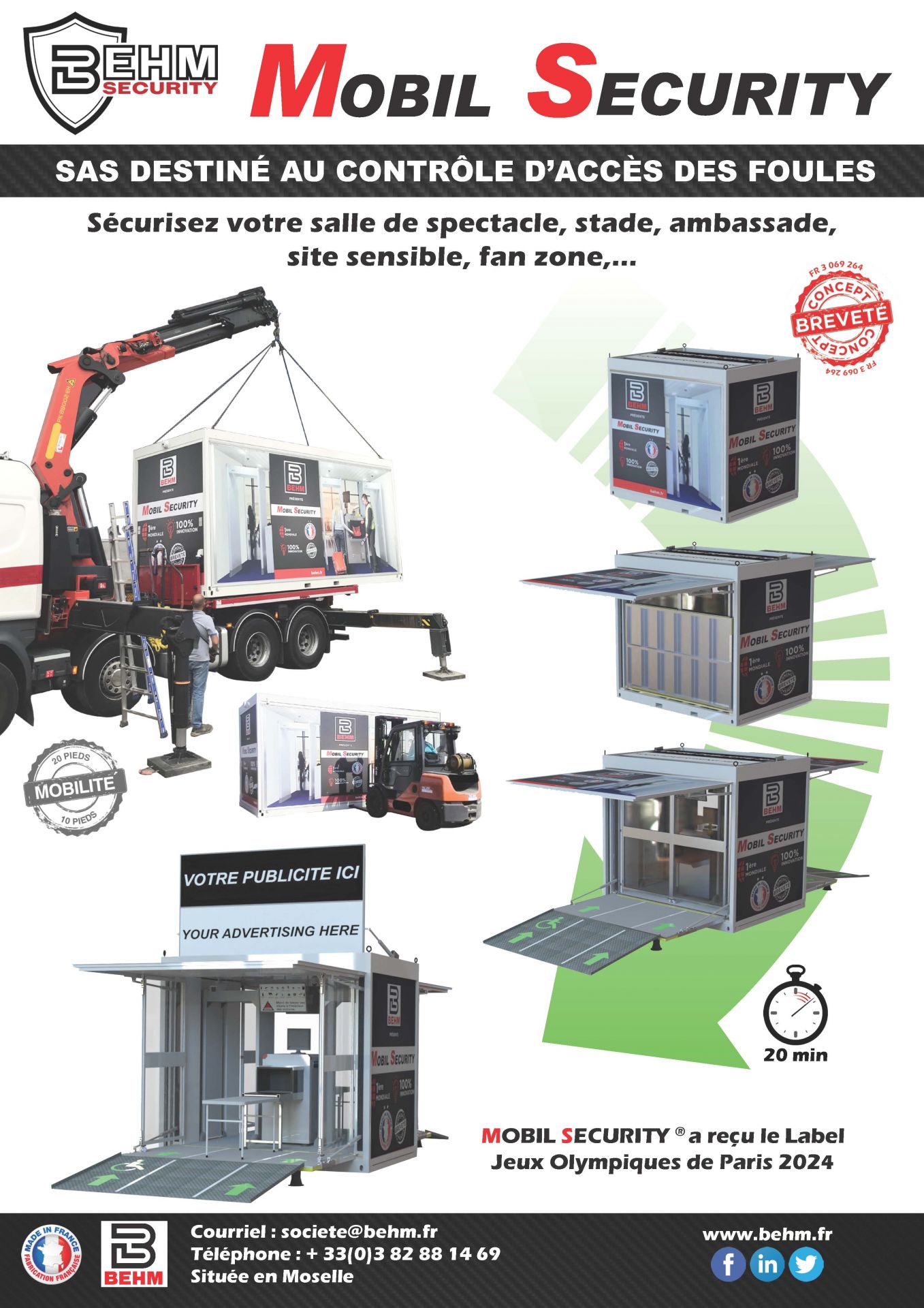 Mobil Security - Sas de sécurité mobile pour contrôle d'accès des foules avec technologies avancées_0
