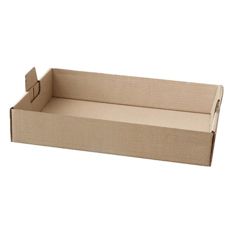 PLATEAU TRAITEUR 62X43.5X9.5 CM KRAFT HAVANE (VENDU PAR 50)