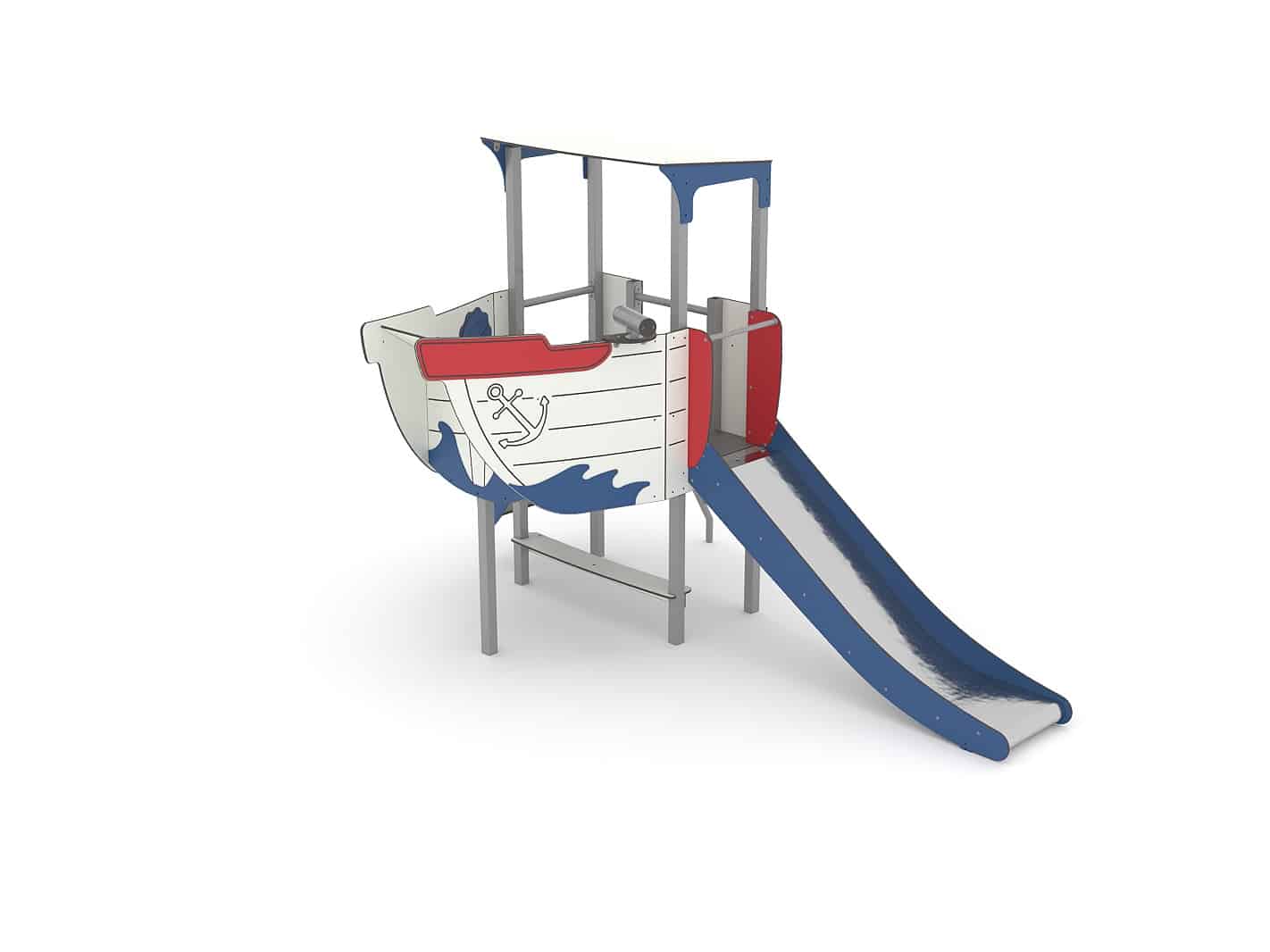 Structure multi-activités métallique mer - LD1MT11080 - Ludoparc - pour enfants dès 1 an - capacité 12 enfants_0