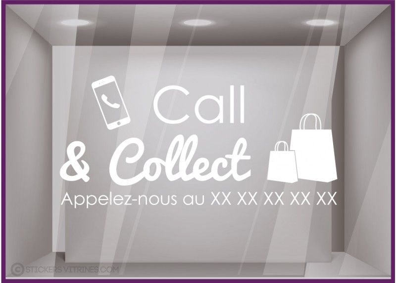 Sv851 L40 x H20 B010 - Adhésif pour vitrine - Stickers vitrines - Lettrage adhésif personnalisé - Dimensions 40 x 20 cm_0