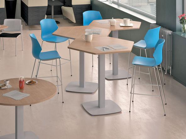 Table mange-debout hexagonale Ontario_0