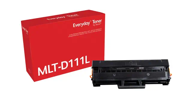 Toner Noir Everyday¢ de Xerox compatible avec Samsung MLT-D111L, Grande capacité_0